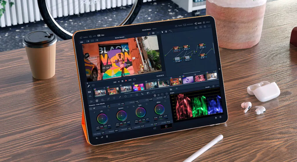 Davinci Resolve in ipad pro